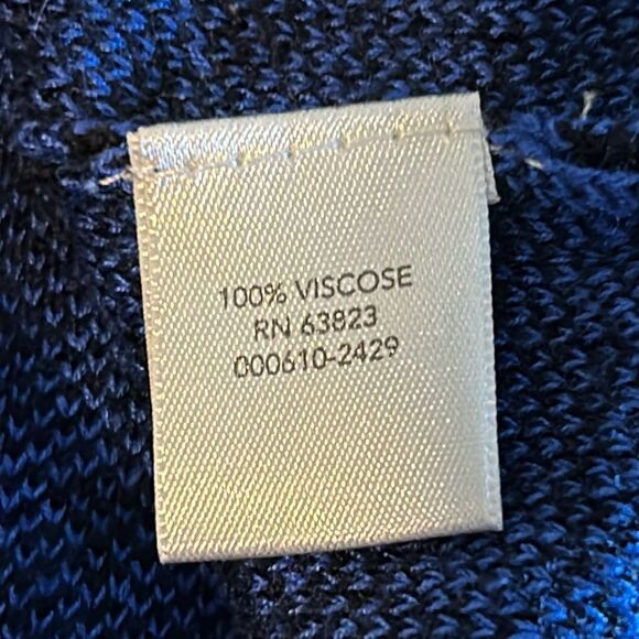 CJ Banks 2 Piece Black and Blue Full Zip Cardigan And Matching Tank - Picture 7 of 7